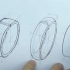 戒指基本型-根据透视法来画