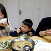 三口之家的午餐分享：风干羊肉炖粉条