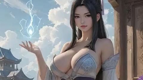 国漫女神，方清雪：云纱飘后背的诱，玉牌晃送别时愁