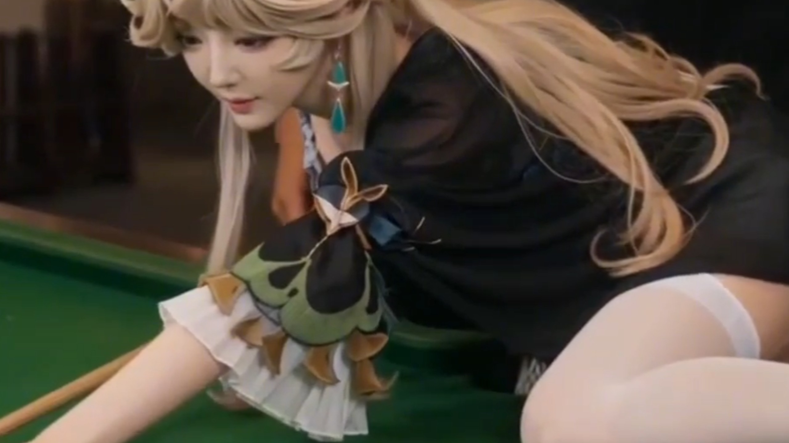 夫人的一杆进洞～