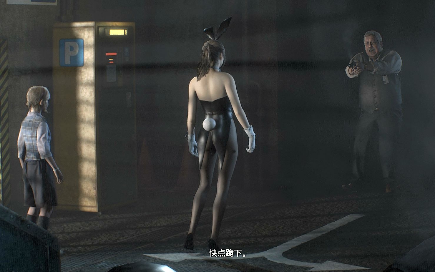 生化危机2重制版兔女郎mod演示