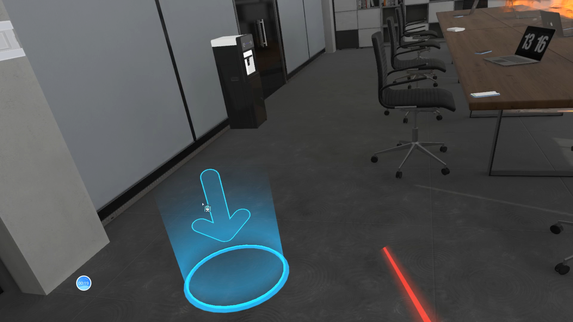 VR办公室火灾模拟逃生体验