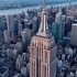 4K【航拍纽约】高空环视帝国大厦