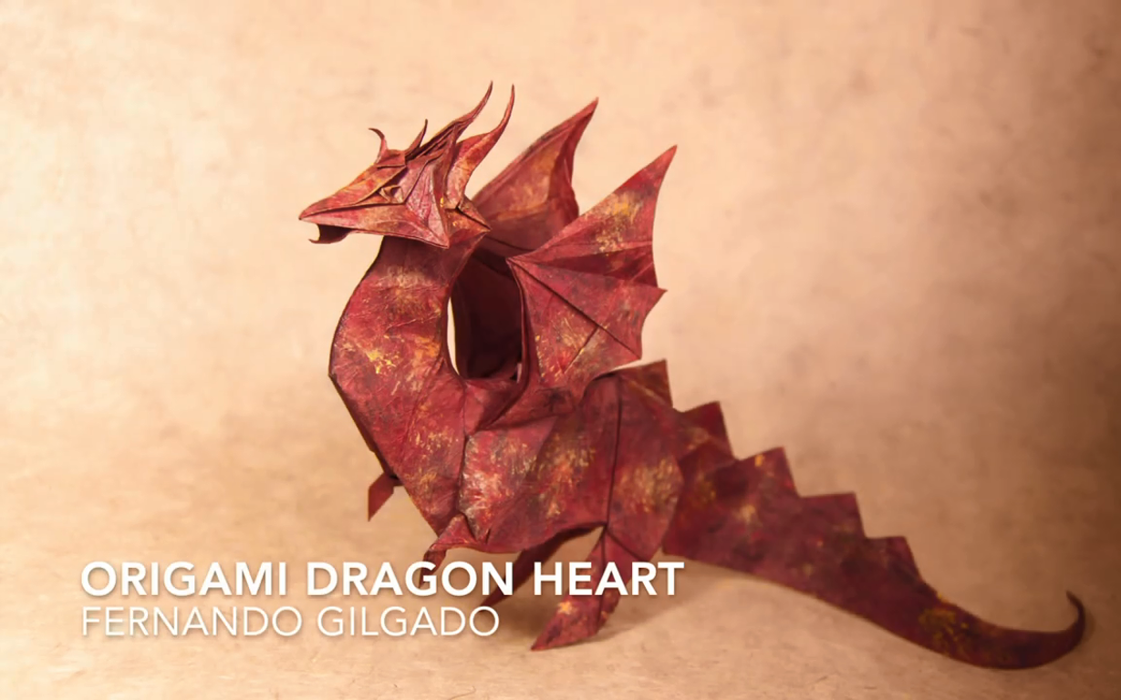 油管搬运折纸origami龙之心dragonheartbyfernandogilgado