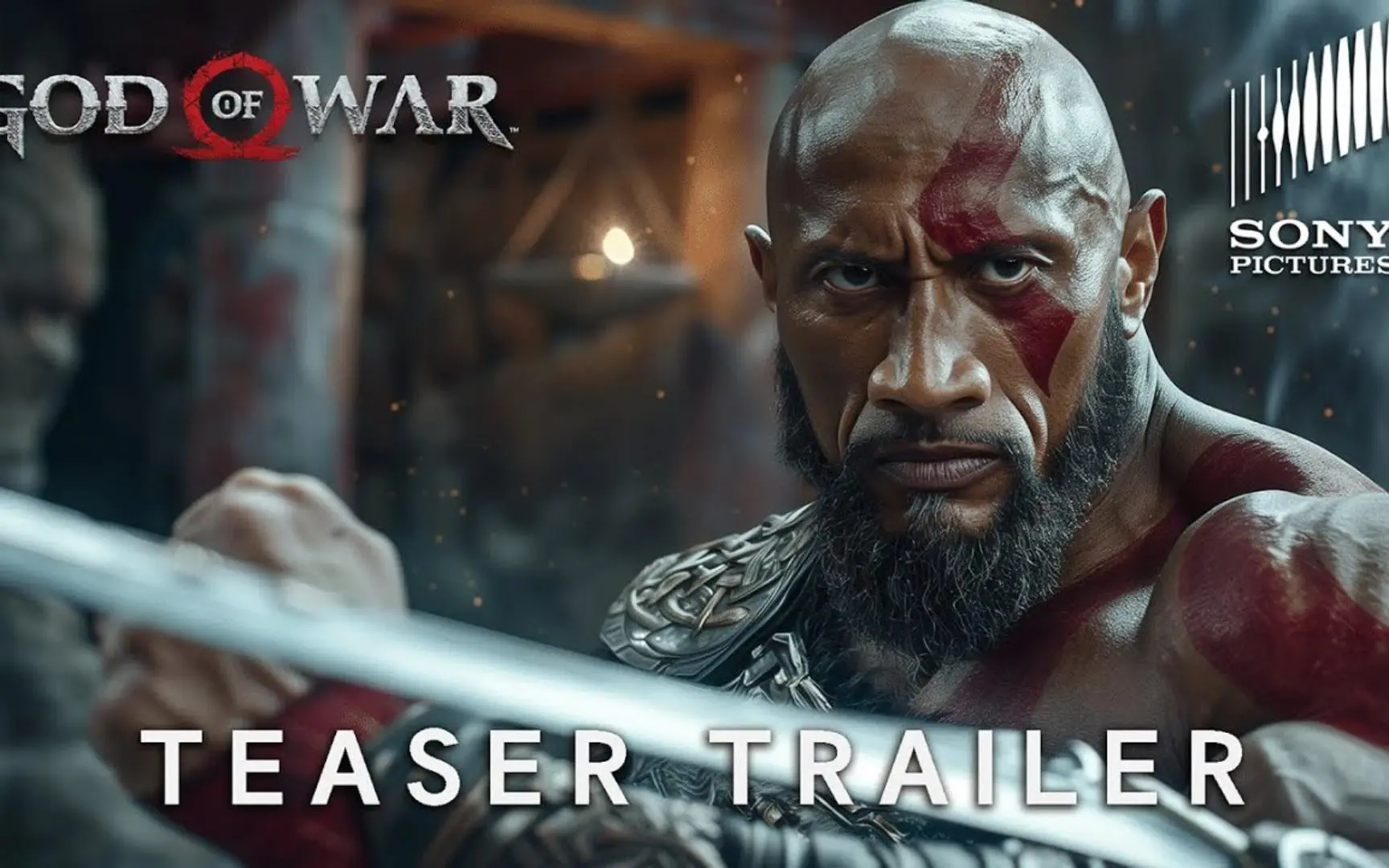 战神：真人电影|预告片 |巨石强森 - 2025