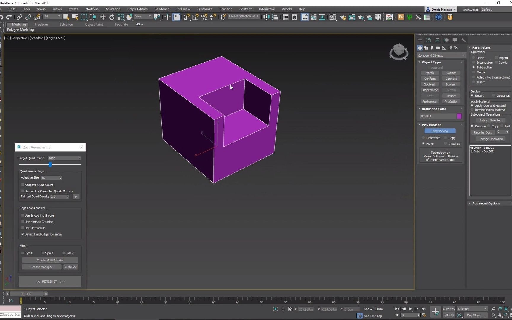 IBlender中文版插件Quad Remesher教程ex 02 使用 Quad Remesher 和 3DS Max 进行 3D 建模 ...