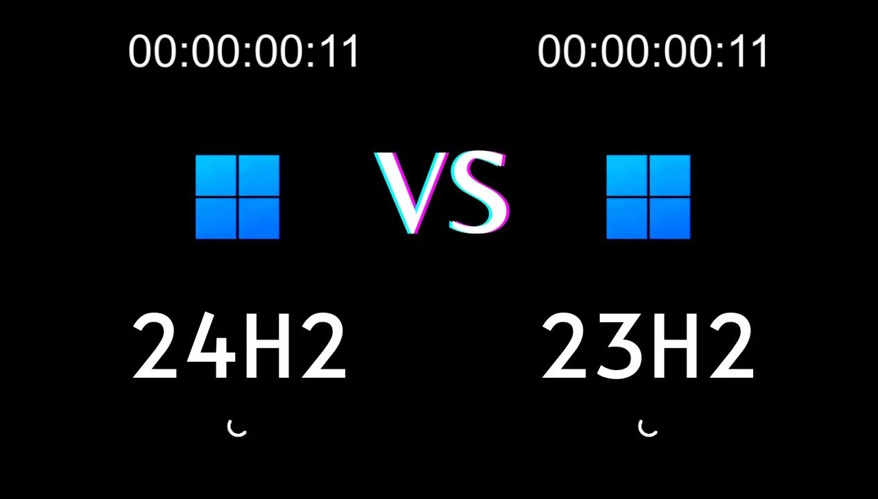 Windows 11 24H2 与 23H2 |速度测试（哪个更好？）