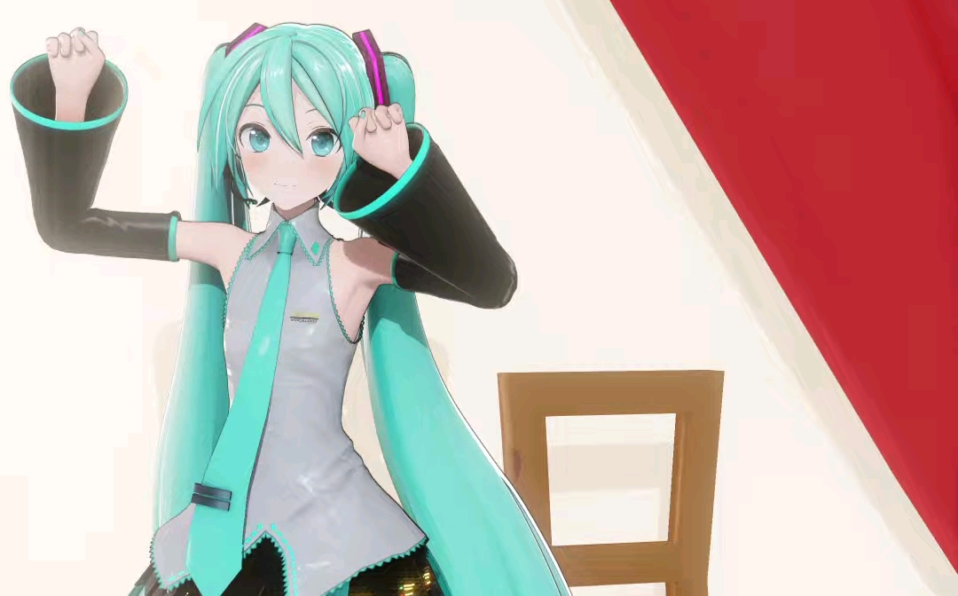 【mmd】咲唯体操【miku】