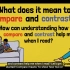 Compare and Contrast Award Winning Teaching Video for Compar