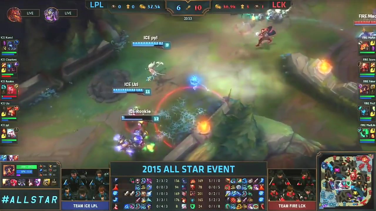 【搬运】2015lol全明星 精彩操作 2015 lol all stars best montage