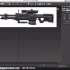 狙击步枪巴雷特3D模型制作——使用软件3DMAX
