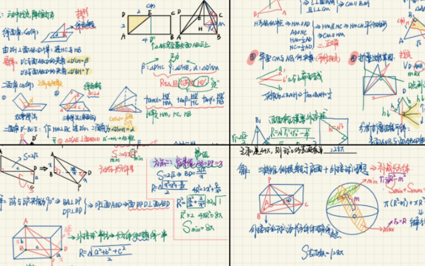 【高考数学-压轴系列】“降维打击”立体几何折叠问题！