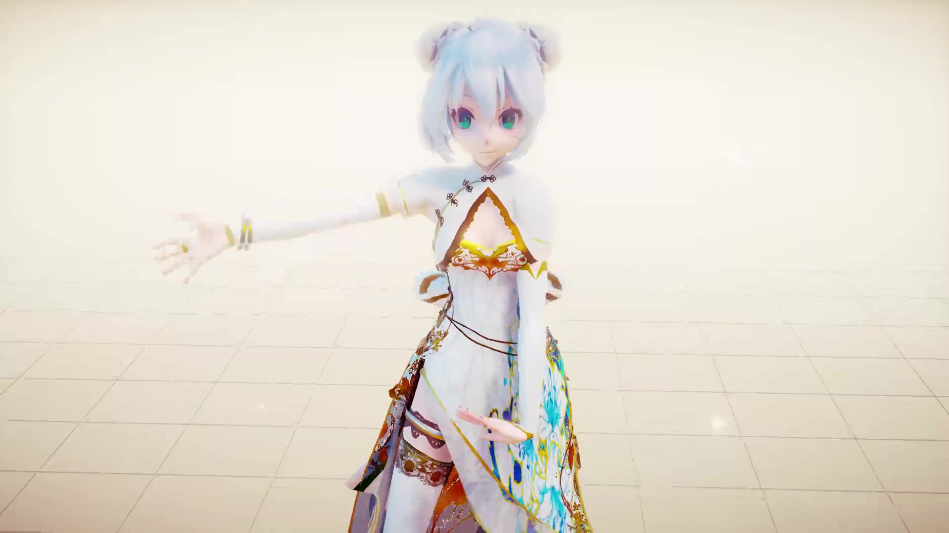 唯美系青鸾式旗袍初音【精简画风系列】yeah oh ahhh