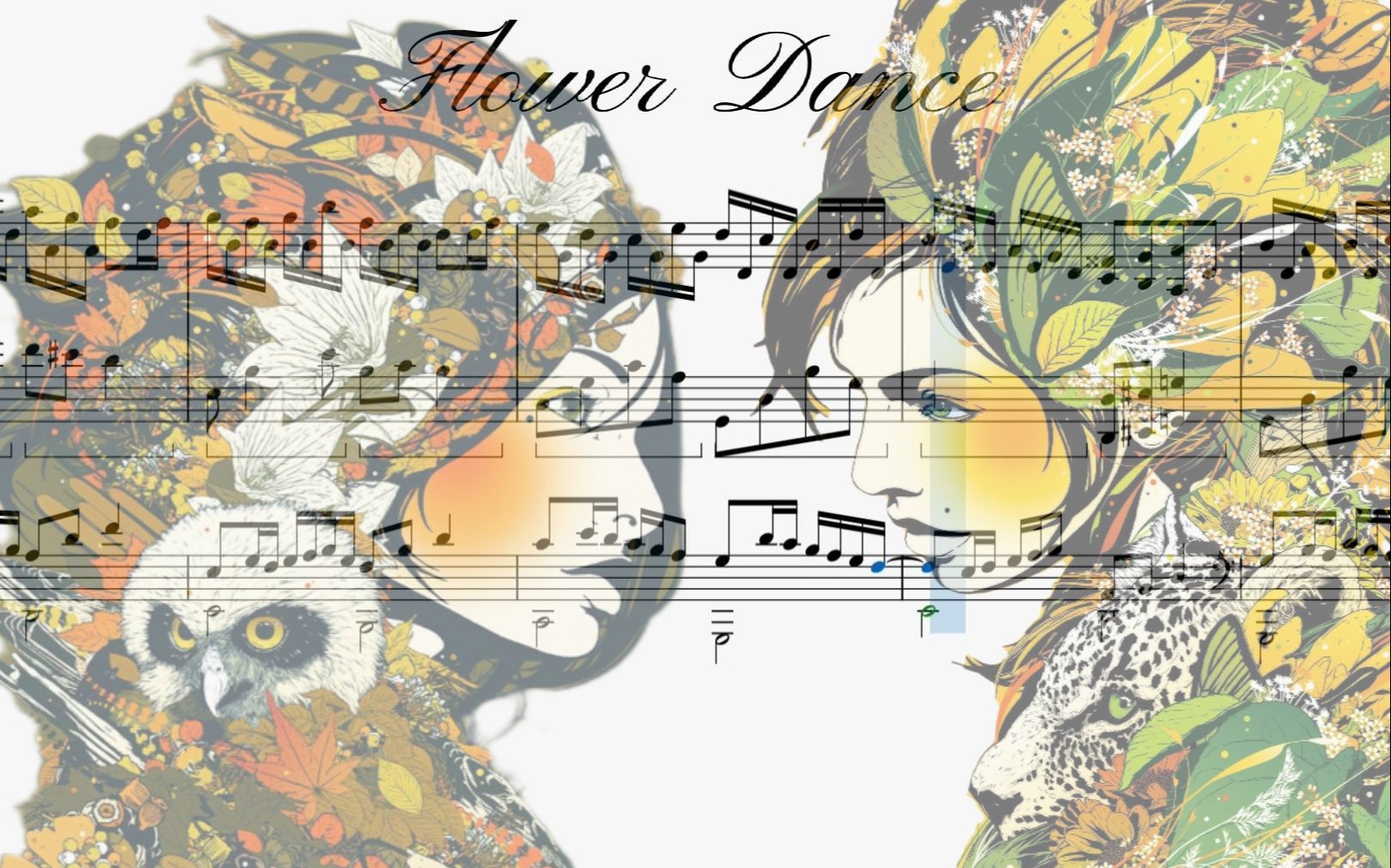 全网唯一的【Flower Dance花之舞】原版钢琴谱！还原度百分百！