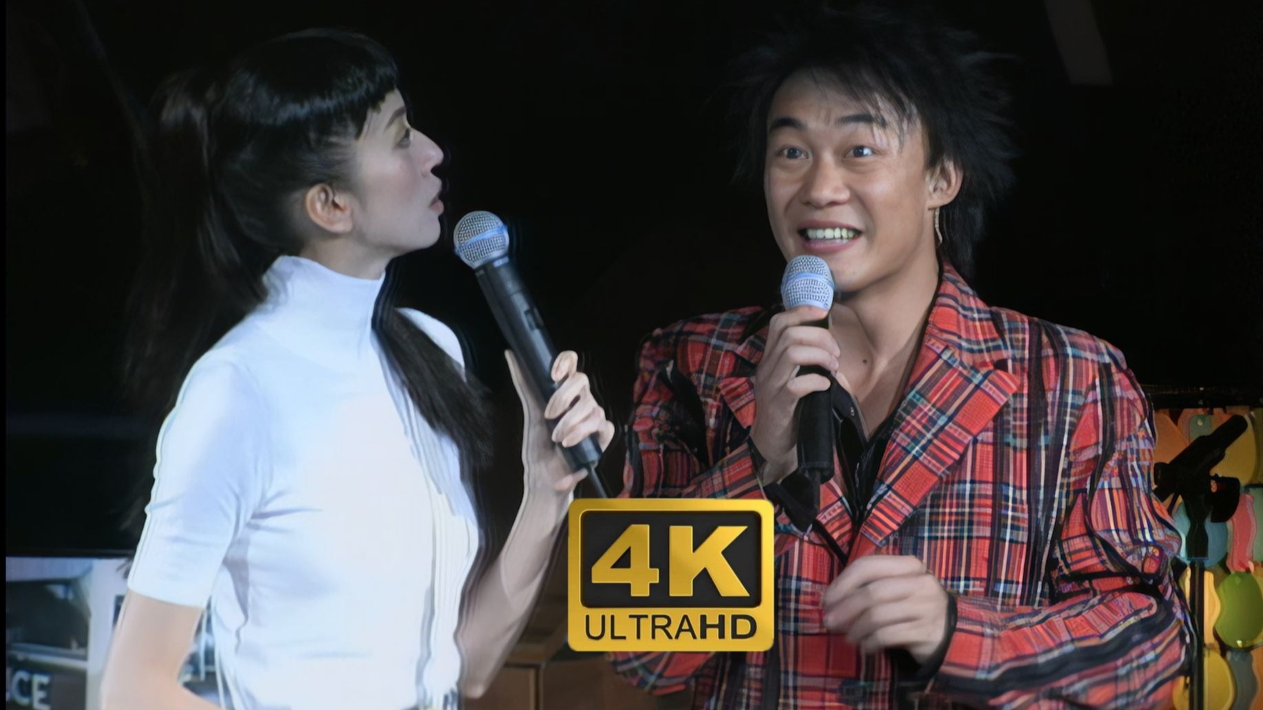 【陈奕迅|梅艳芳·CD音质·4K60FPS】99鬼马吹翻唱「IQ博士」Live | LD Decode | 1999 Big Live 大个唱 cut