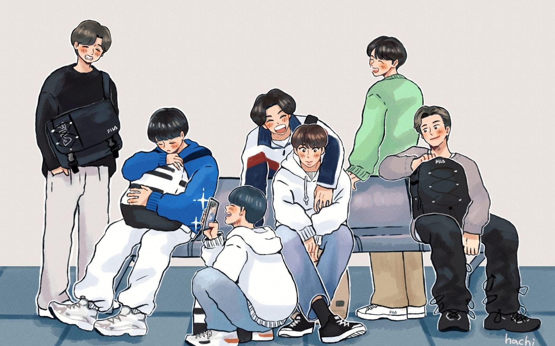 【防弹少年团】[FILA+PUMA]广告合集 FILA持更