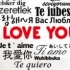 【多国语】各种语言说我爱你~~~(｡･∀･)ﾉ❤浪漫起来！撩妹撩汉必备