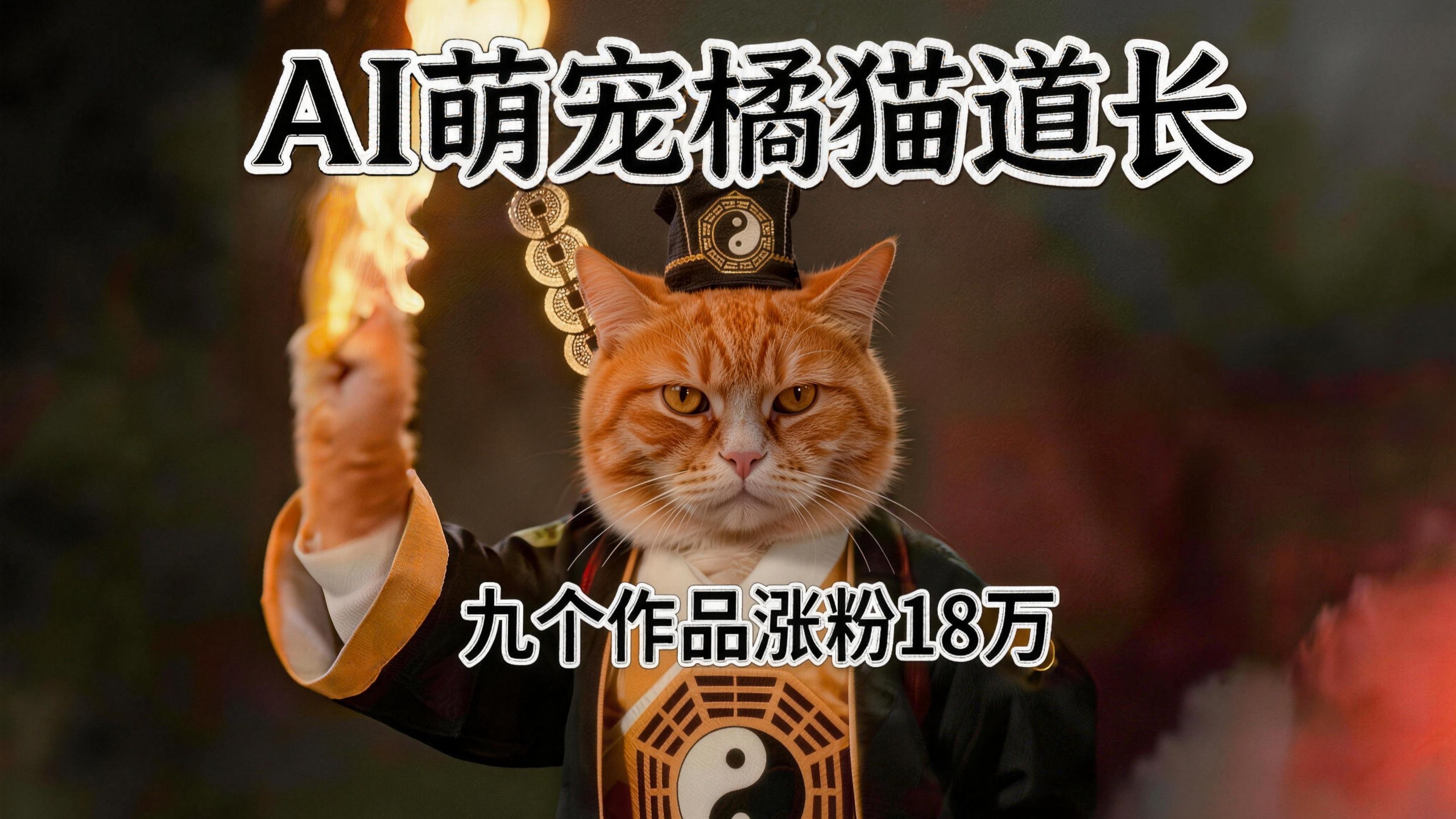 用Ai做橘猫道长 全流程详细拆解进阶版
