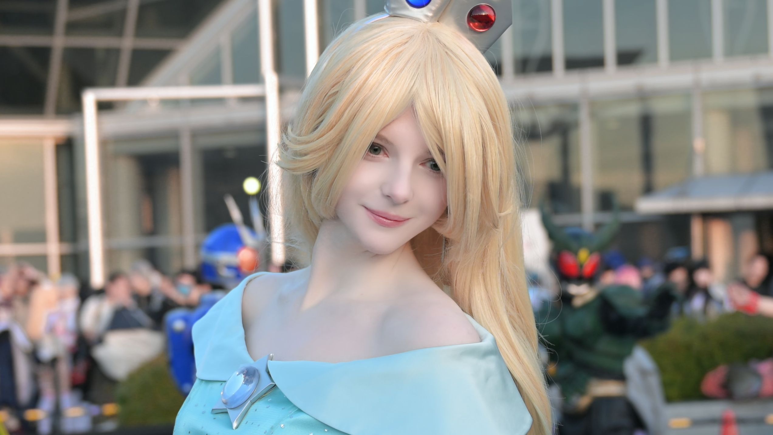 东京【c107】超级马力欧银河大电影 罗莎塔cos 出镜：Ella Freya 荷兰