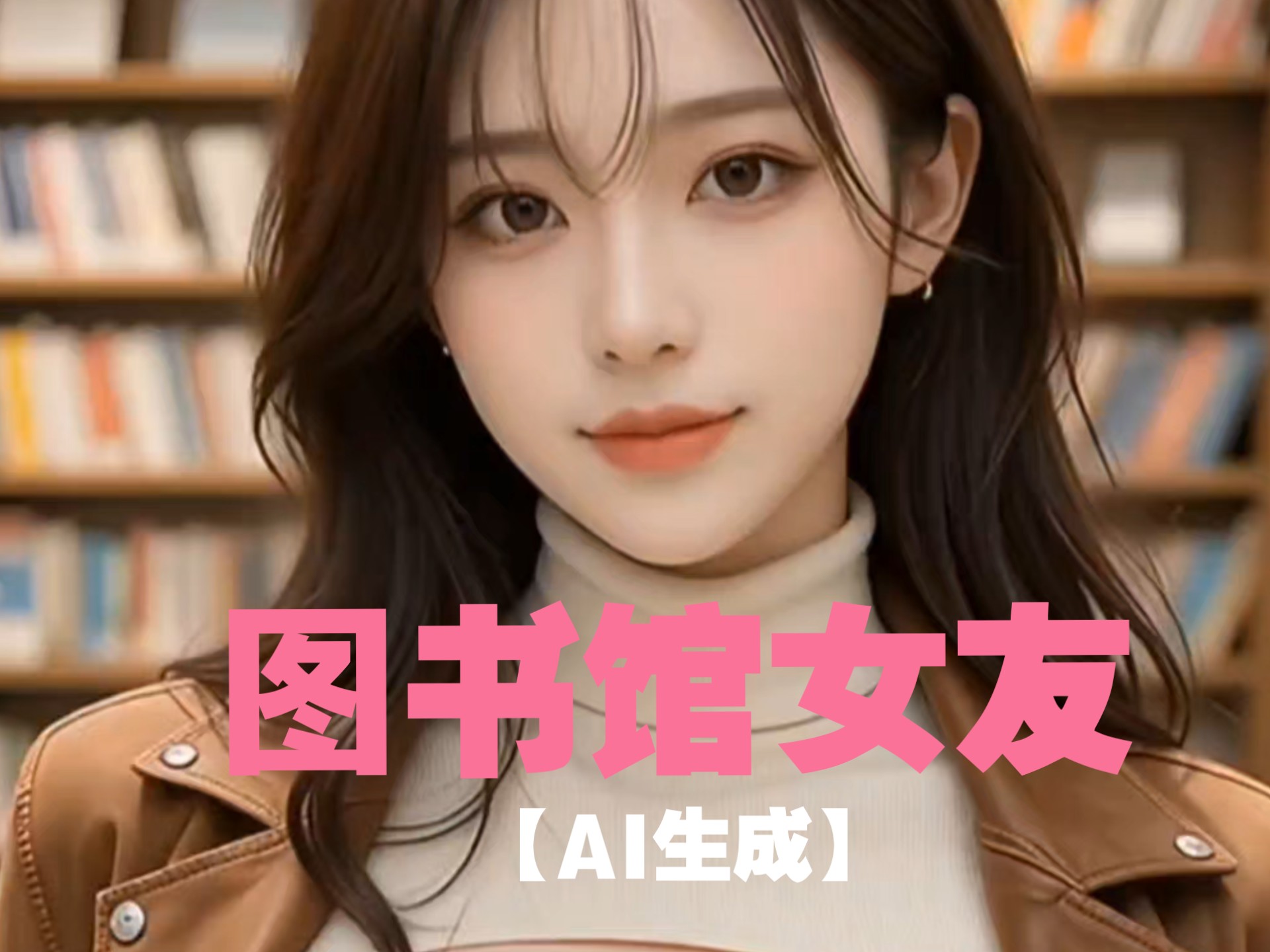 【AI美女】你的女友在图书馆