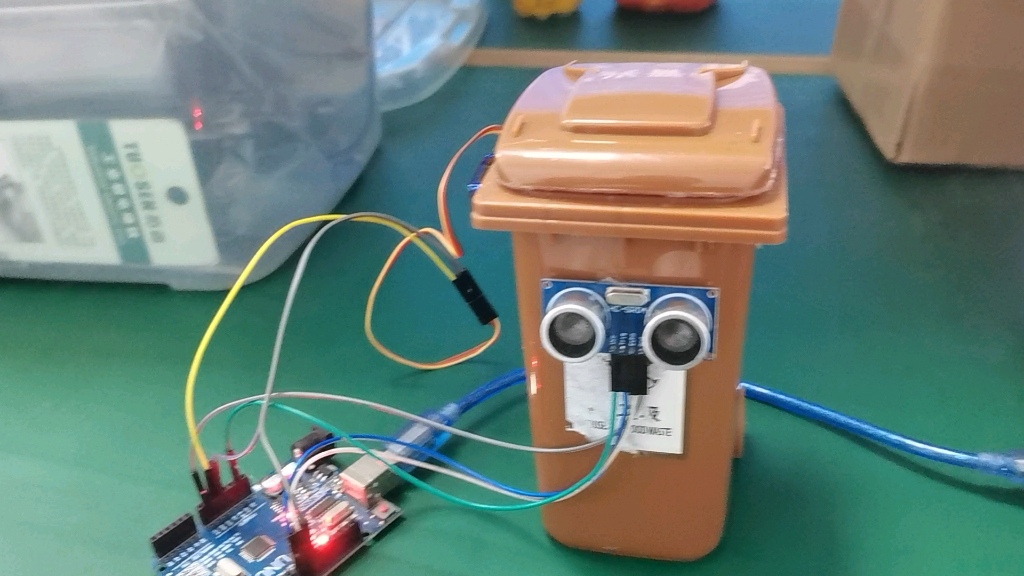 arduino 智能垃圾桶