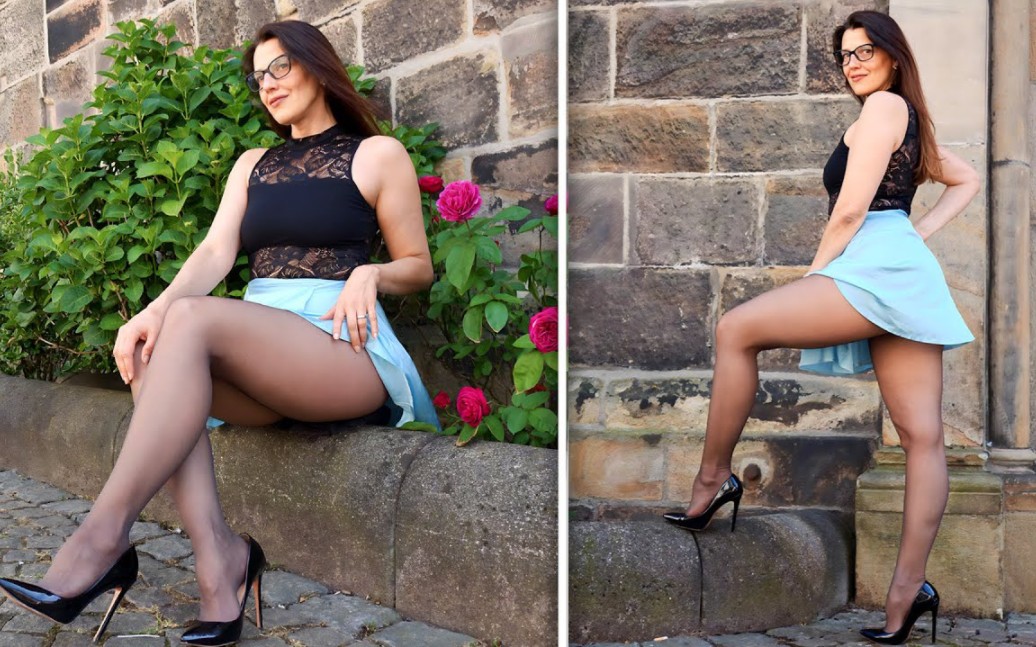 SUMMER STYLE: Create chic ensemble looks - lace jumpsuits, satin miniskirts, leggings and heels!