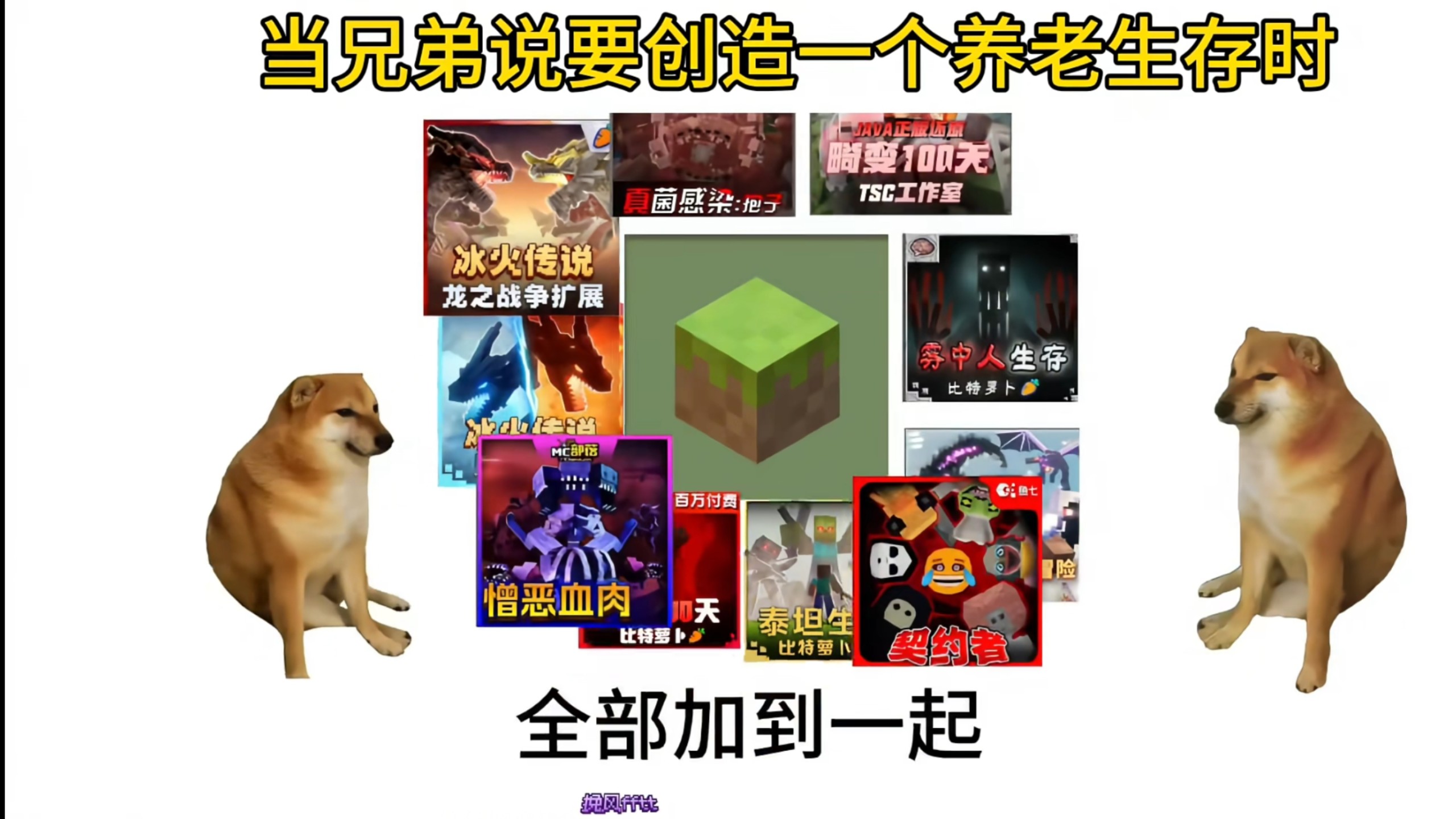 当兄弟说要创一个养老生存时：