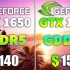 GTX 1650 GDDR5 对比 GTX 1650 GDDR6 在9个游戏中的表现