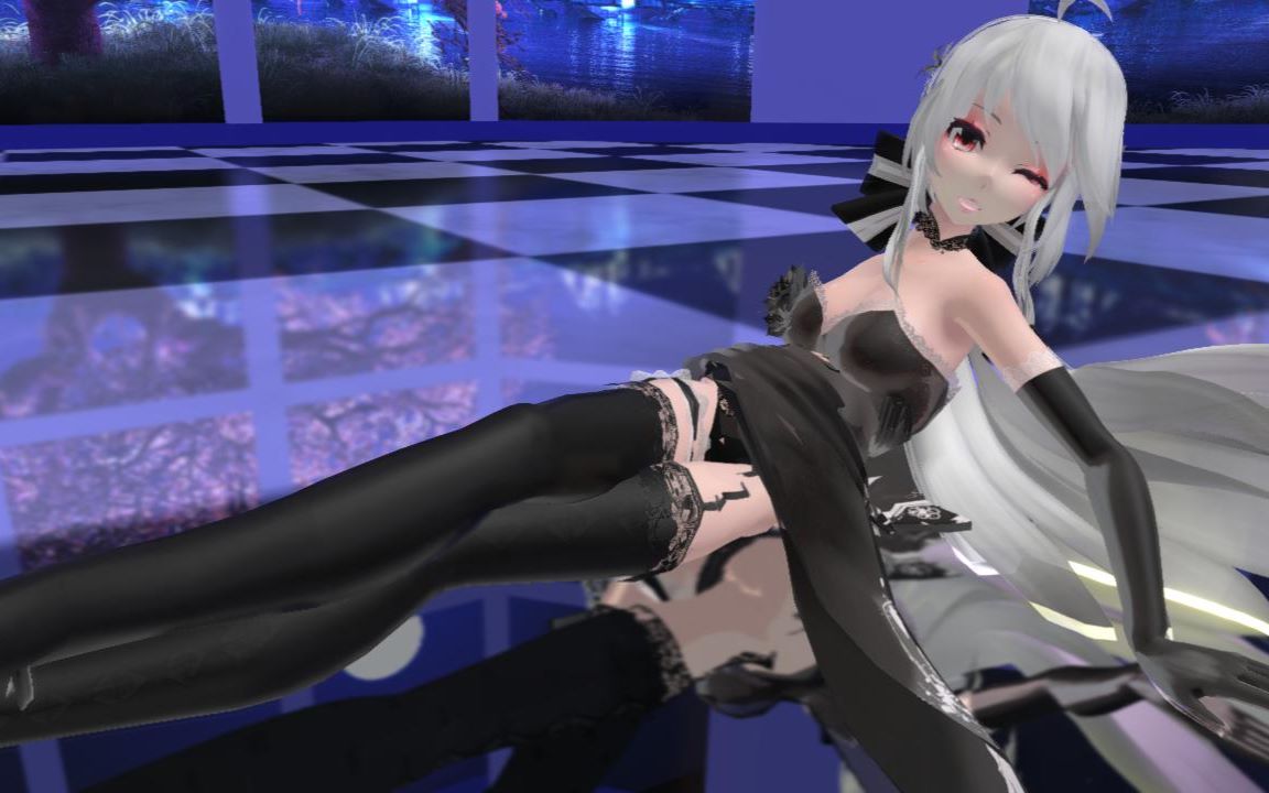 【mmd】弱音的三次换装!你们要的极乐净土