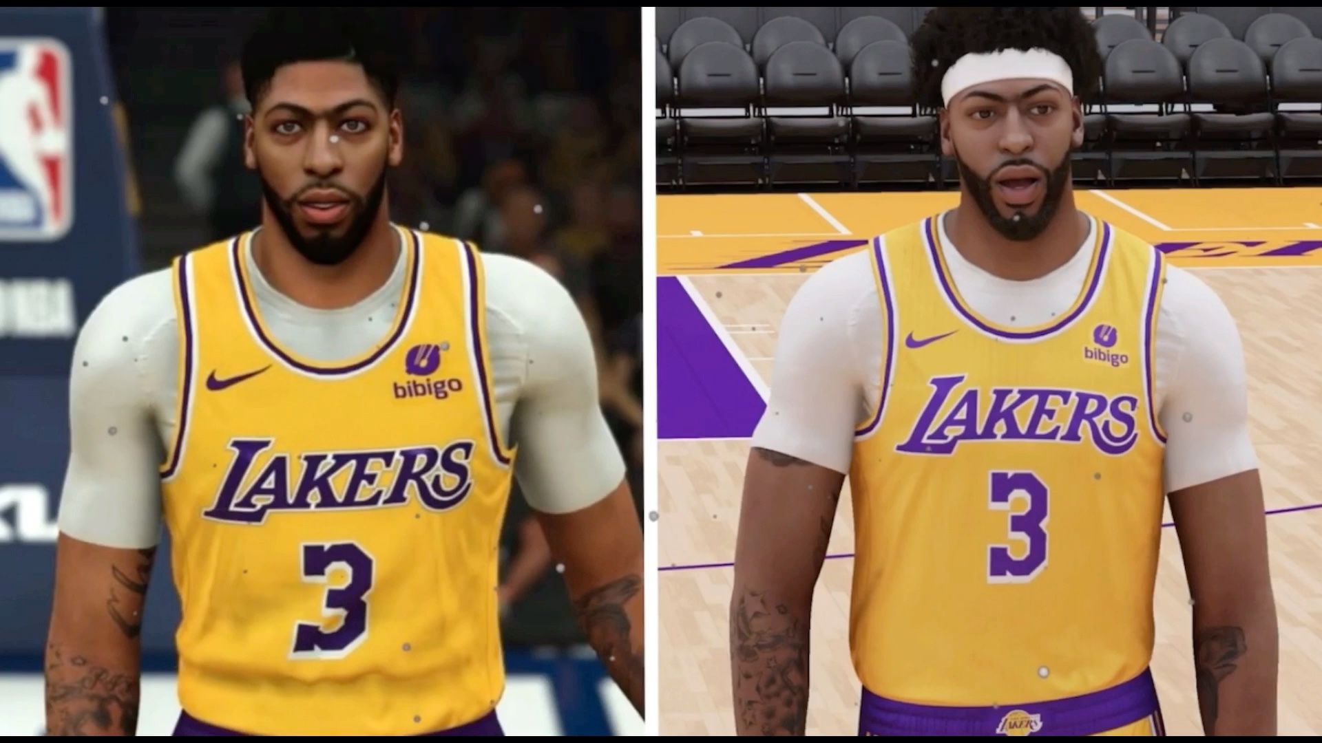 NBA2K23 本世代vs次时代 面补对比