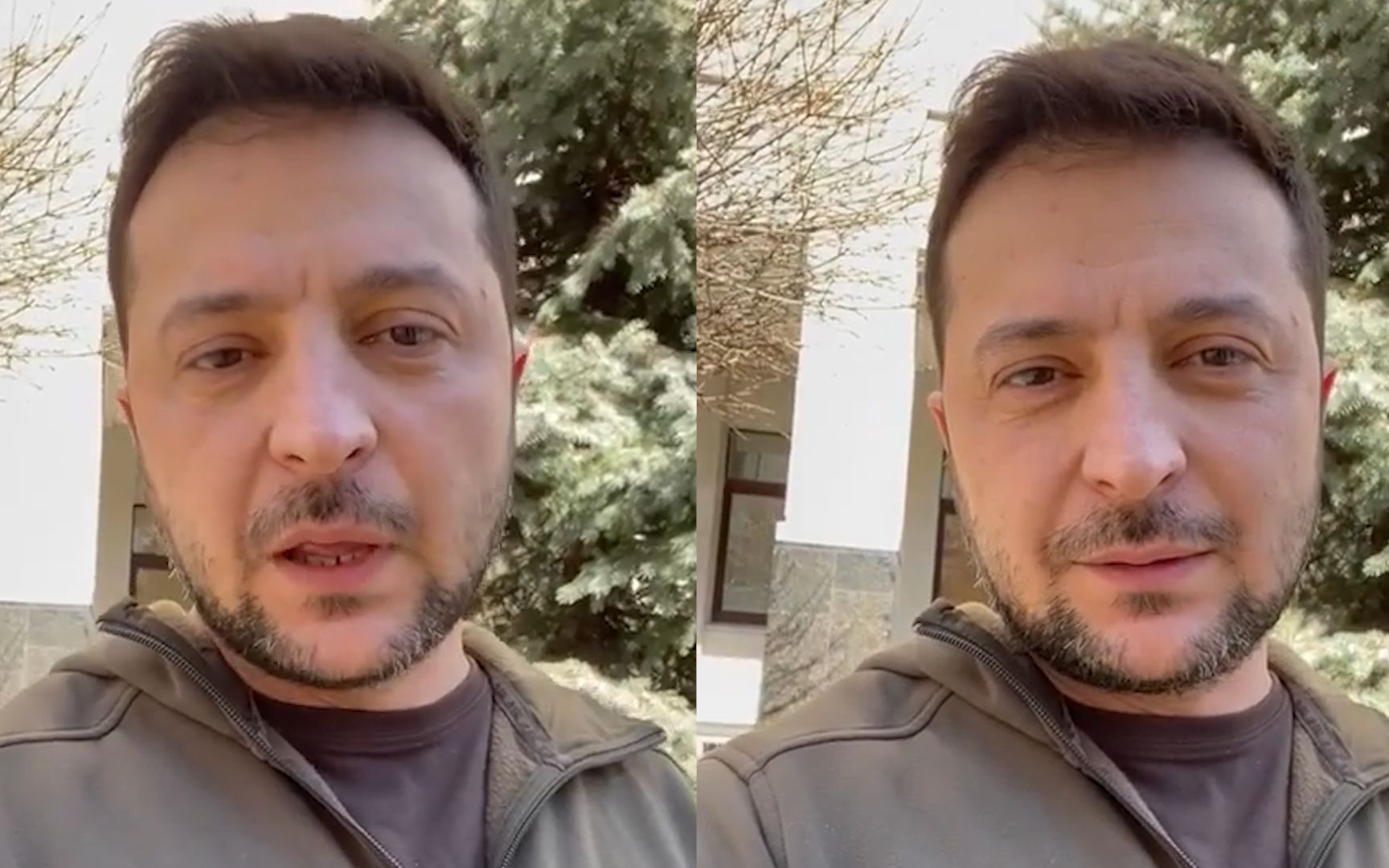 乌电视台突然播放总统“投降”声明 泽连斯基赶紧自拍否认