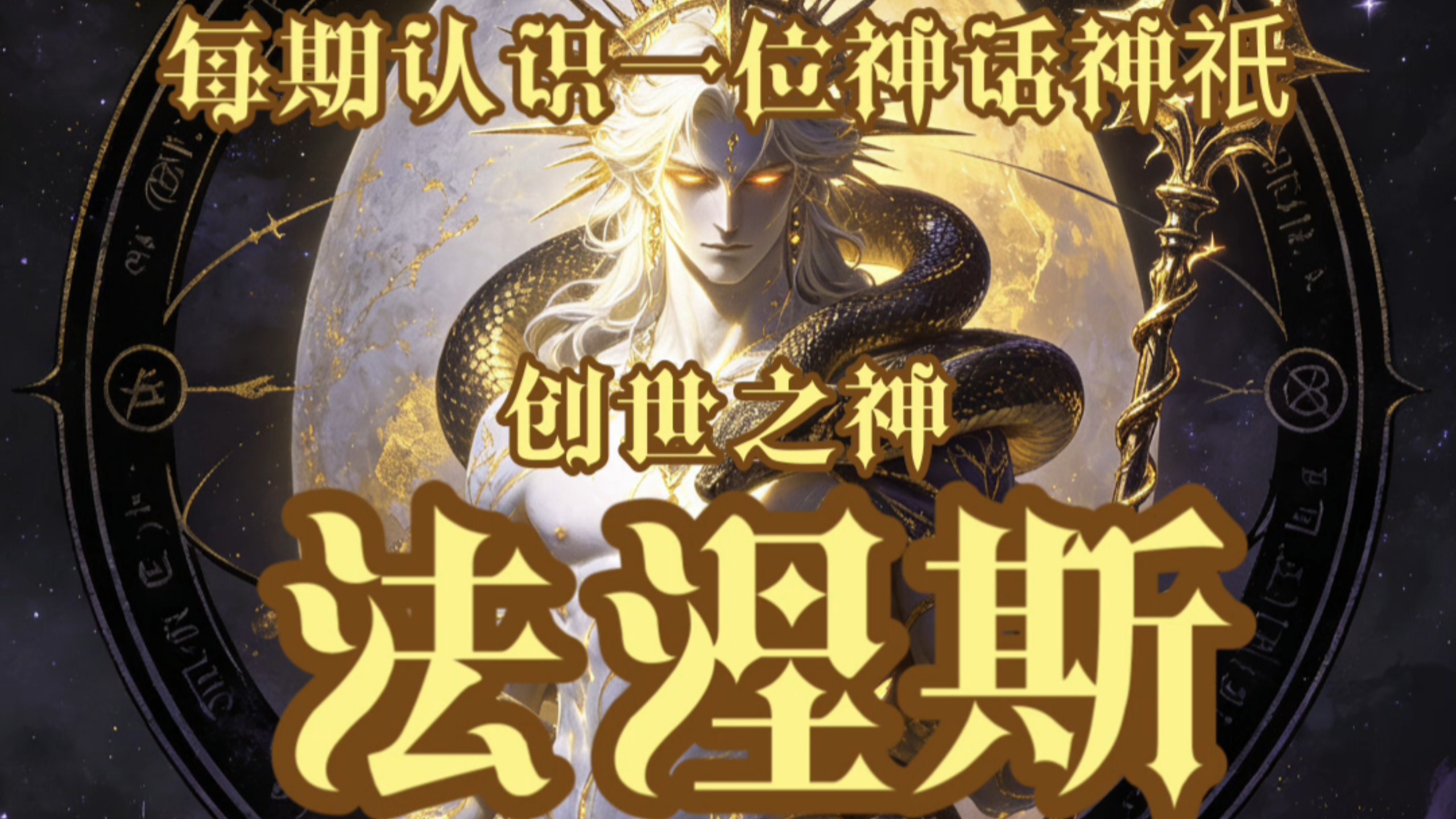 每期认识一位神话神祇——创世之神，法涅斯