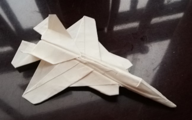 折纸纯折f35飞行视频思路见纸飞机吧