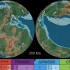古生代以来的板块构造运动、古地理及冰川期演化史（双半球）