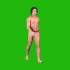 绿幕视频素材裸男