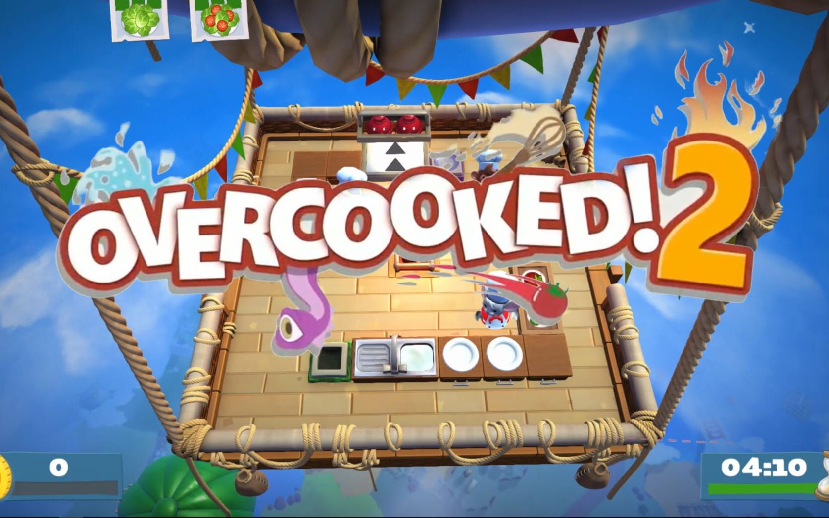 【overcooked2】煮糊了2 我和我的左脚和右手 更新至p2