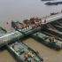 中国工程兵在26分钟内架设好1150米的浮桥（基建狂魔）