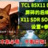 TCL 85X11 Day14 屏碎的后续处理 X11 SDR SONY风味 设置+参数+指南！