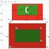 XY16 马尔地夫国旗的绘制 3：用两个圆绘制月亮