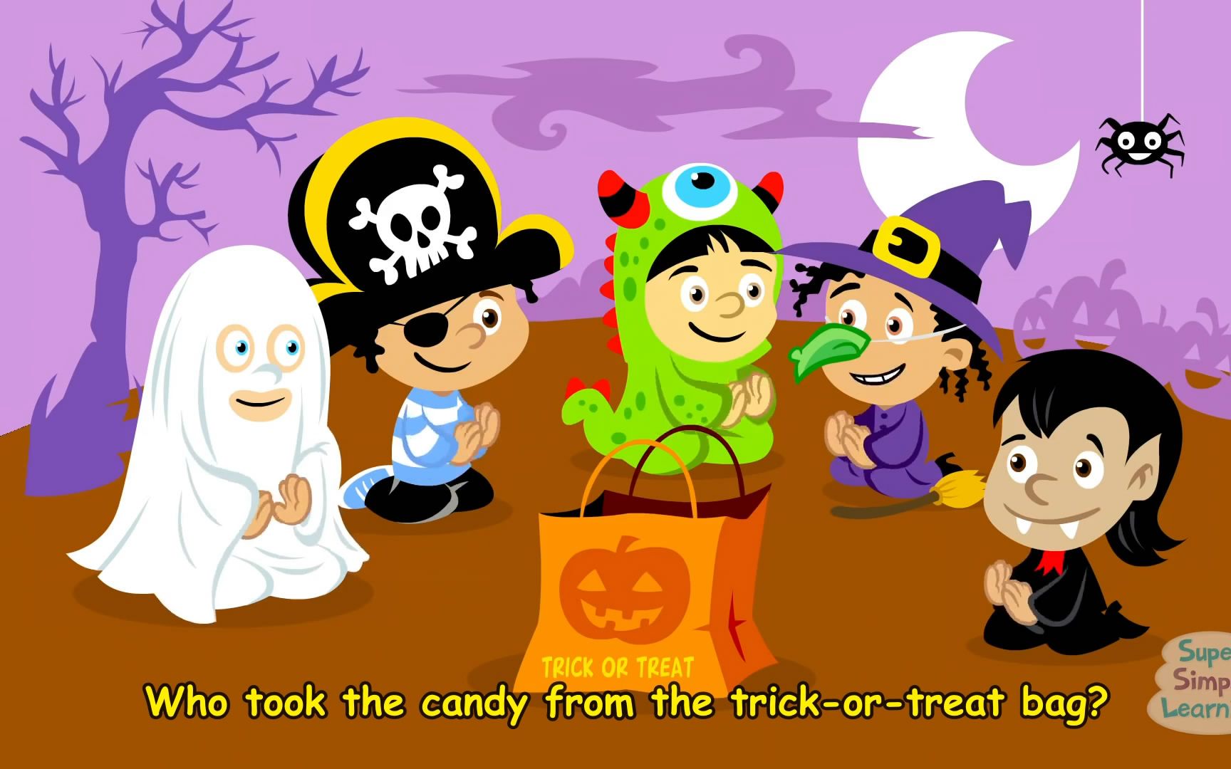 超级可爱的万圣节英语儿歌 who took the candy halloween