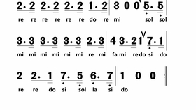 简谱视唱试题_简谱视唱