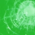 【绿幕菌】玻璃破碎效果绿幕素材（无水印）