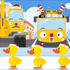Five Little Ducks  Christmas Song for Kids 英文早教儿歌动画片