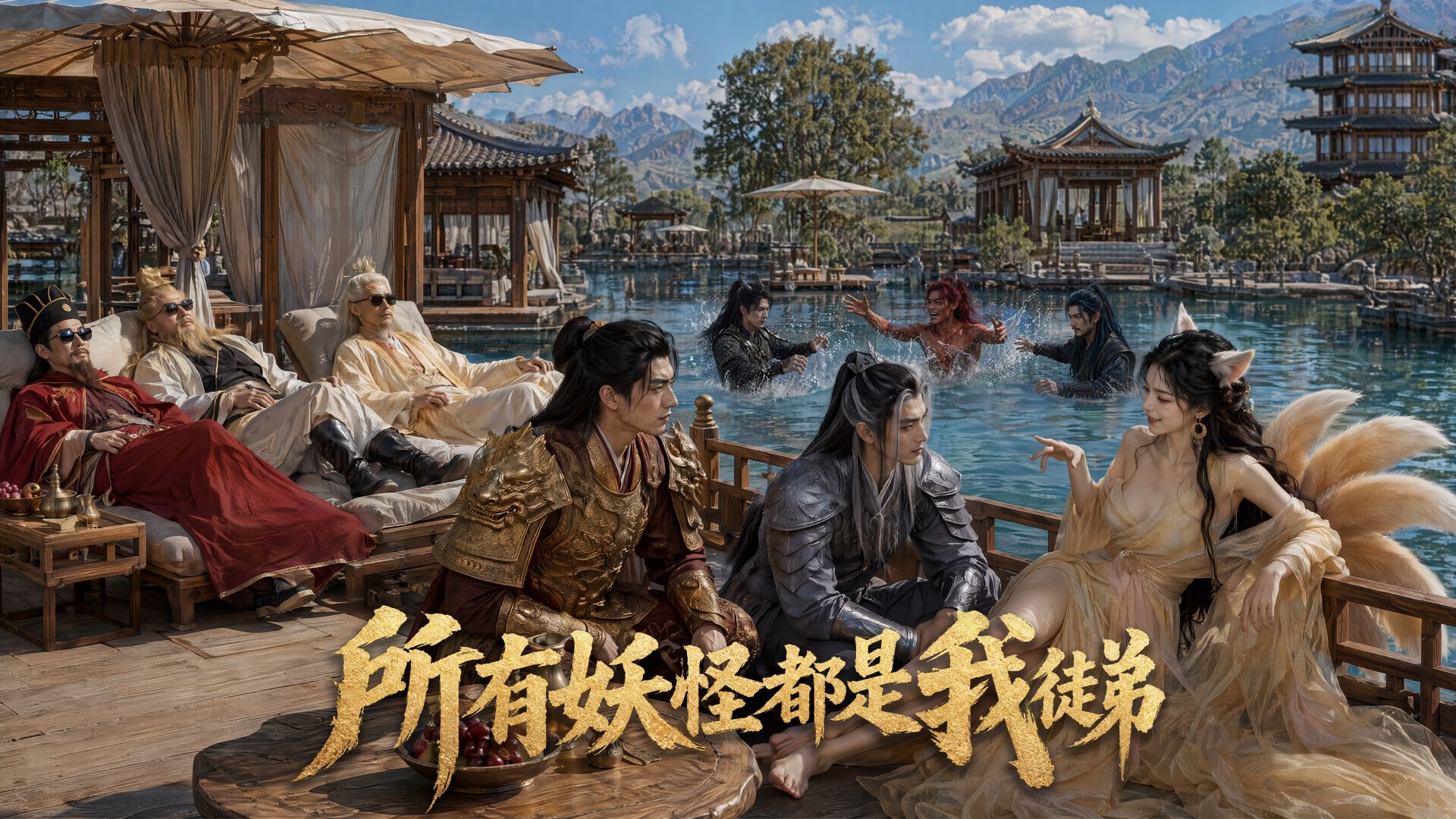 所有妖怪都是我徒弟1-28合集（从头笑到尾）【AI全民制作人】