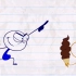 可爱动画《吃冰淇淋的铅笔人》！