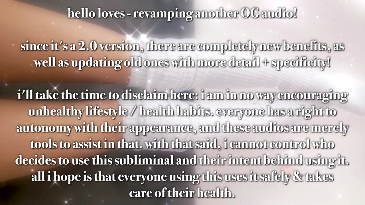 eggtopia ：纤薄型 2.0纤细的大腿 / 腿 / 小腿