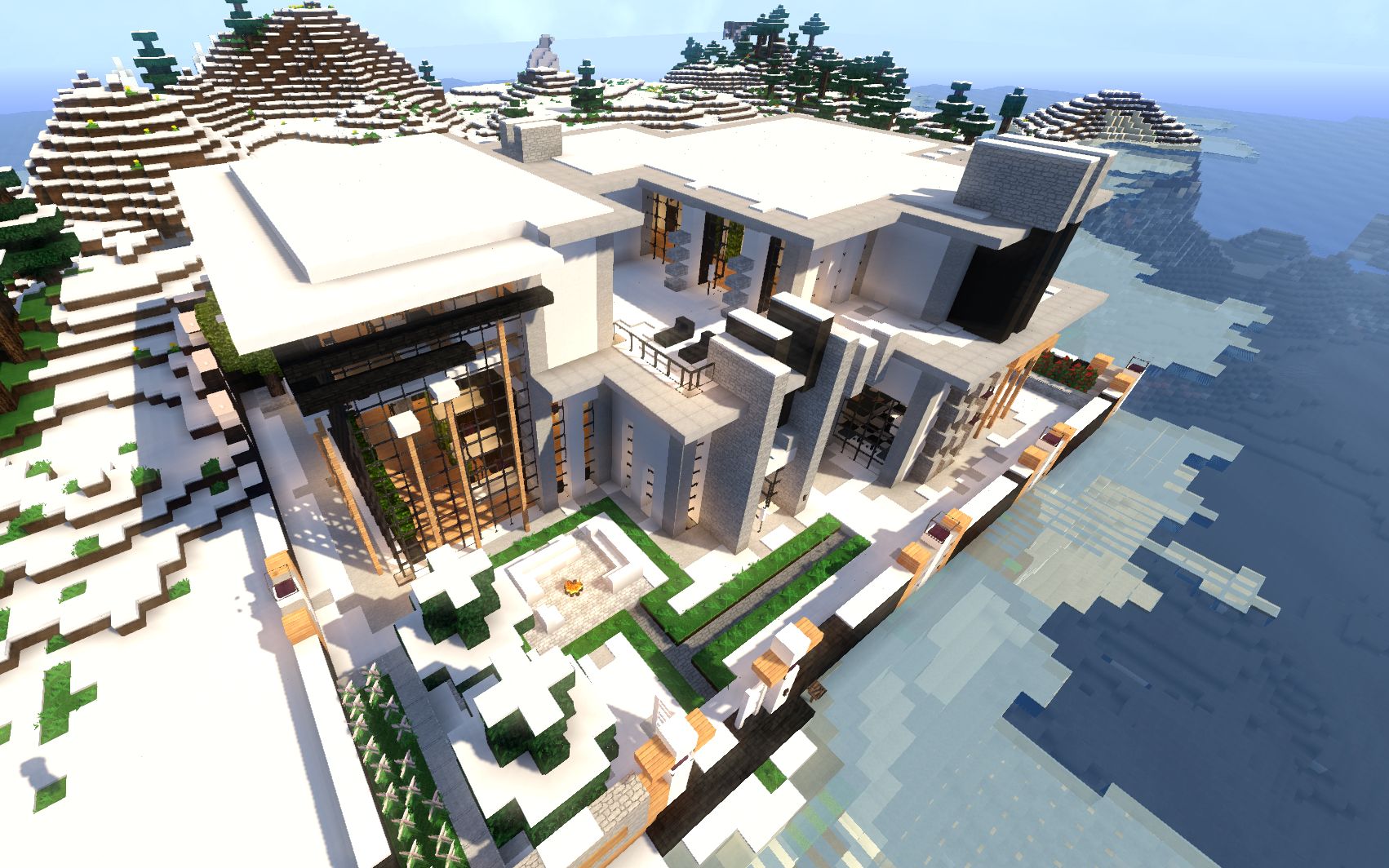【minecraft】【EpicWork】我的世界建筑展示 手艺服生存之家建筑展示_哔哩哔哩_bilibili