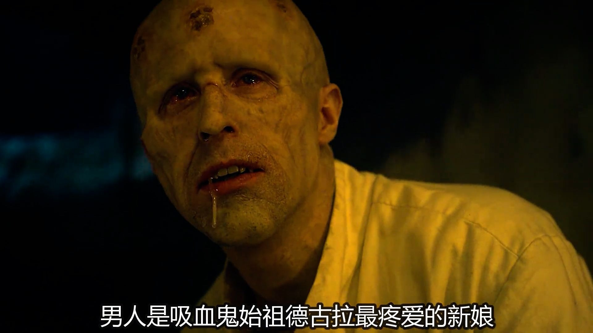 男人是吸血古始祖德古拉最疼爱的新娘，尽管他的样貌十分丑陋，电影《德古拉》