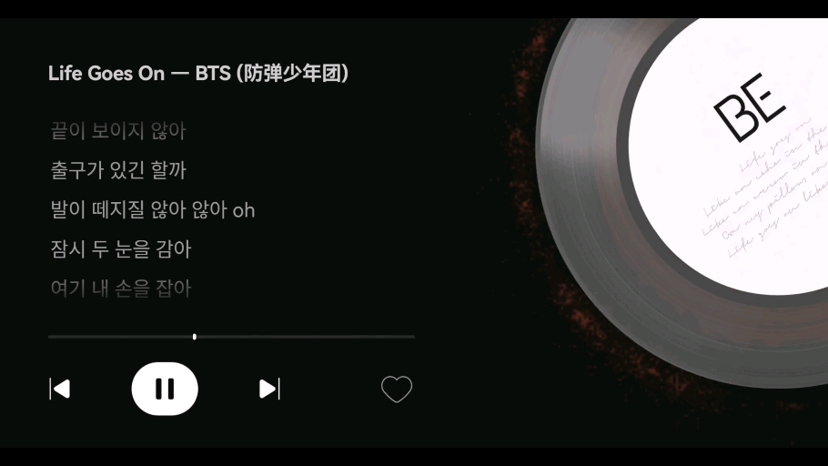 Life Goes On一一BTS