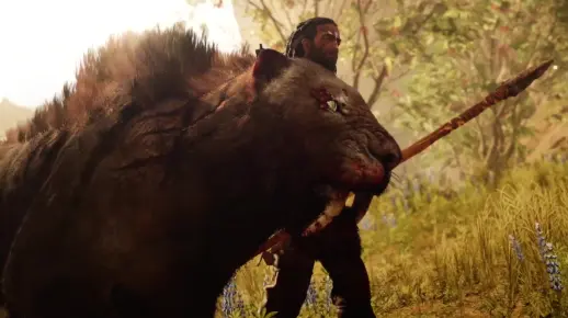 Far Cry Primal《极地战嚎：野蛮纪源》「万兽之王」预告片 [简体中文] - Ubisoft SEA